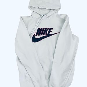 Nike white Hoodie youth Small girl or boy